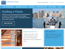 Tablet Screenshot of gcmgrosvenor.com
